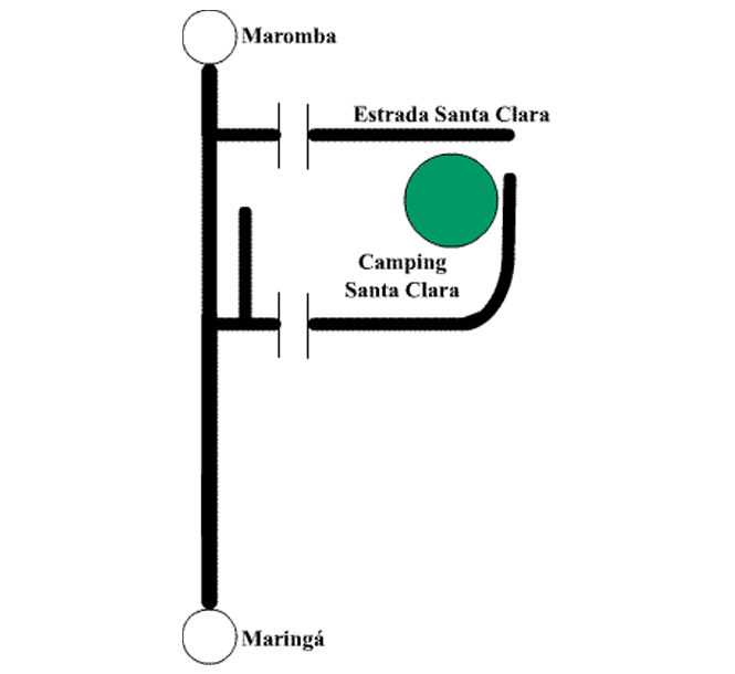 Mapa de Localizao - Camping Santa Clara